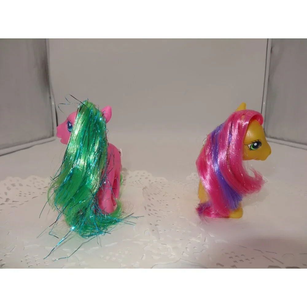 My Little Pony Butterfly Island Shimmer Pony Shell-Belle MLP and Flitter Flutter